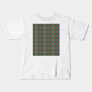 Mini Cube Print Pattern #02 Kids T-Shirt